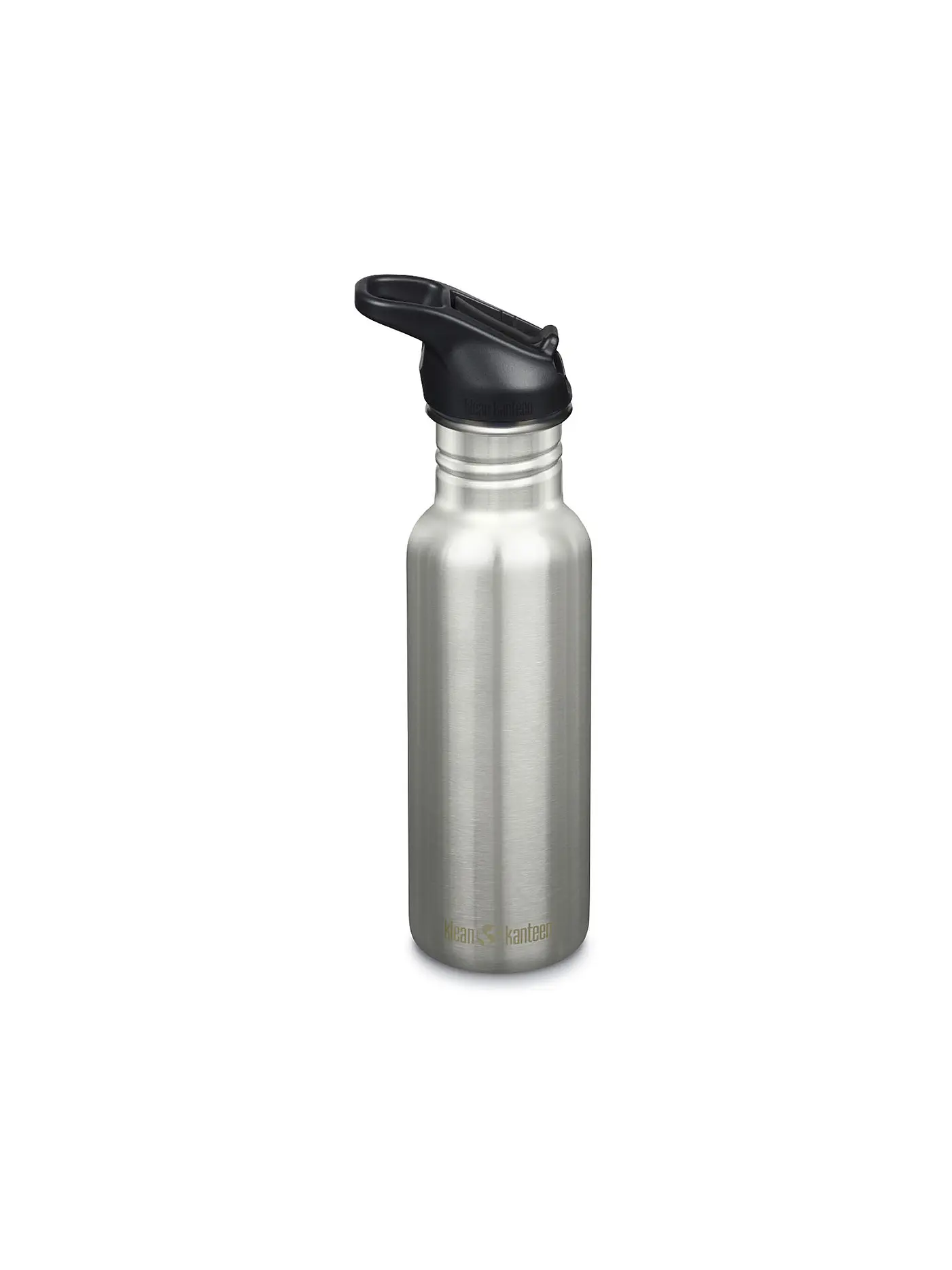 KLEAN KANTEEN | Trinkflasche Classic Flip Seal Sport Cap Wistraw 532ml | silber